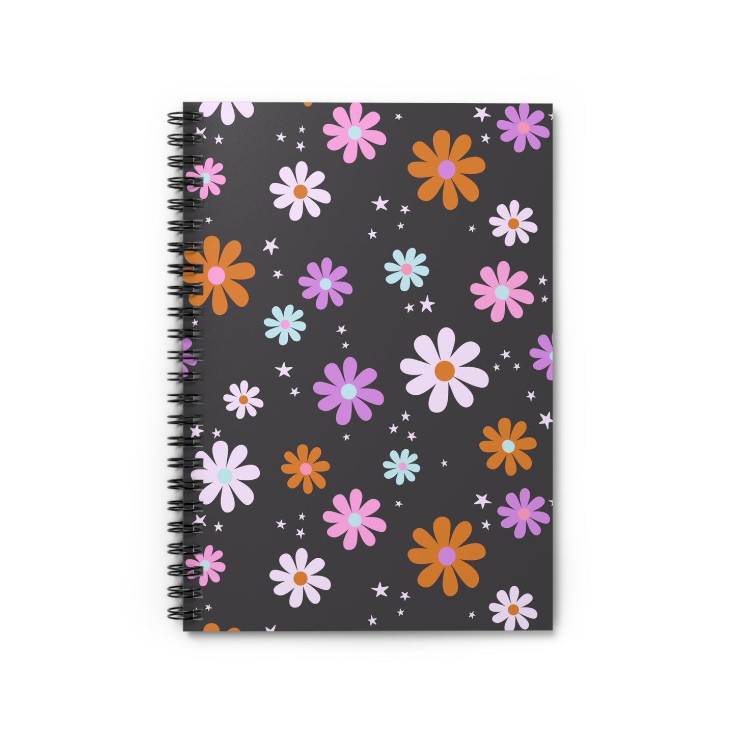 Flower Power Spiral Notebook - Ruled Line