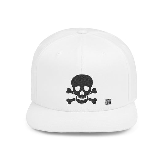 Stylish Flat Bill Snapback Hat, Trendy Cap for Everyday Wear, Unique Gift for Birthdays, Casual Outfits, Streetwear Beanie