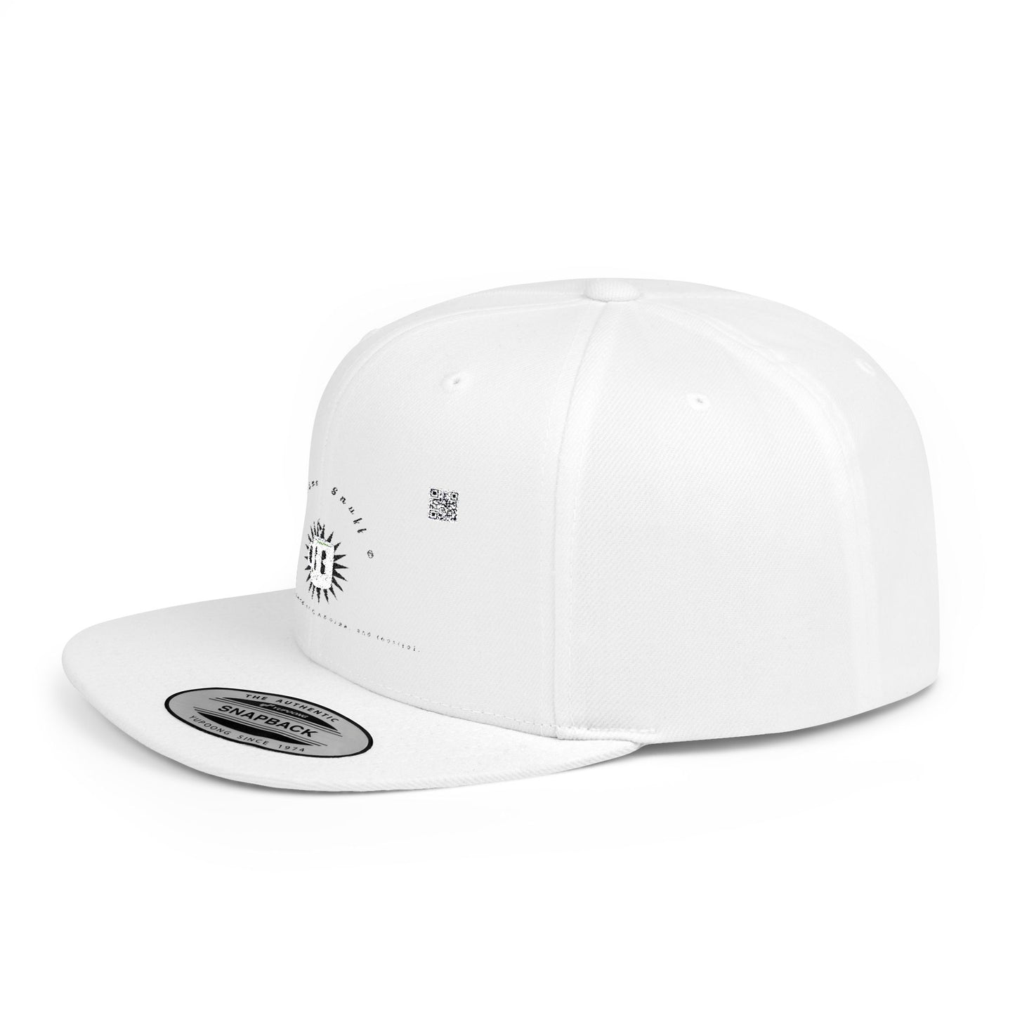 Stylish Flat Bill Snapback Hat, Trendy Cap for Fashion Lovers, Summer Accessory, Casual Wear, Gift Idea for Friends