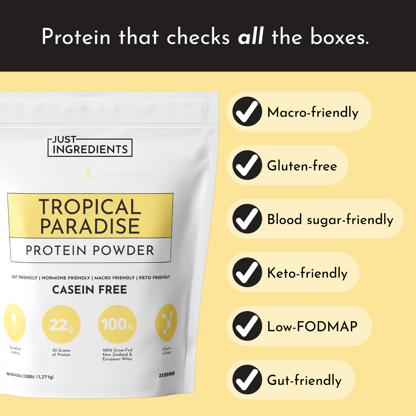 Seasonal Tropical Paradise Protein Powder
