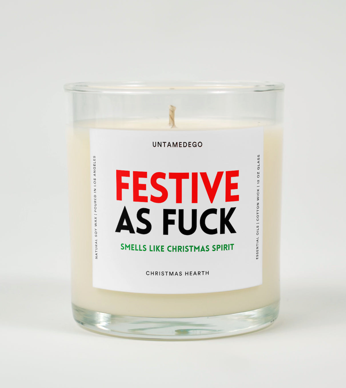 Festive AF | Funny Christmas Candle