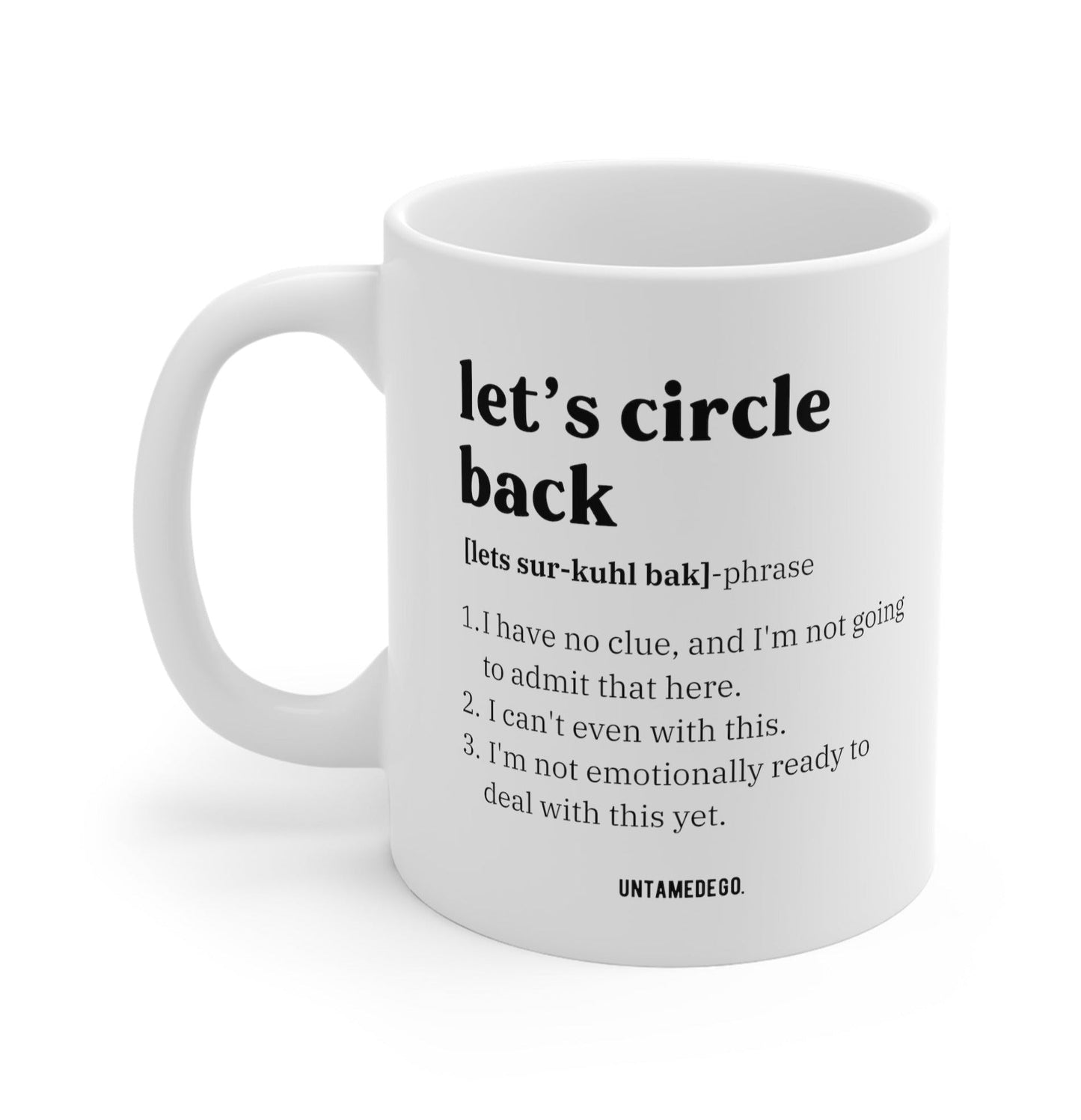 Let's Circle Back Corporate Definition 11oz Mug