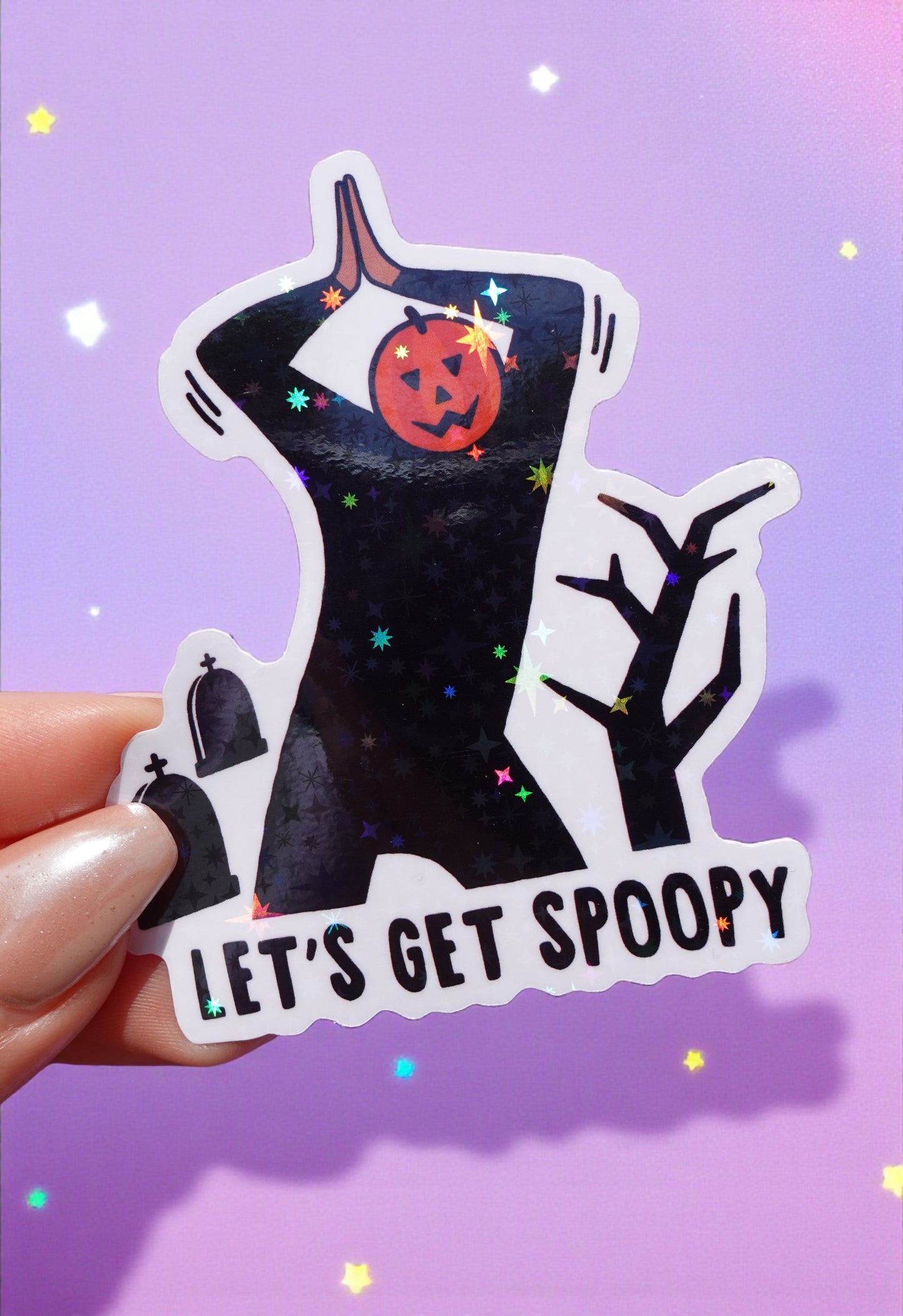 Let’s Get Spoopy Halloween Sticker
