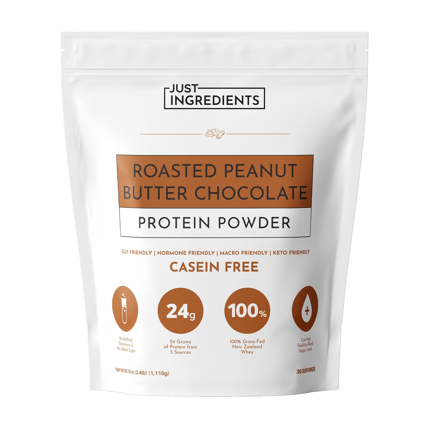 Roasted Peanut Butter Chocolate Protein Powder