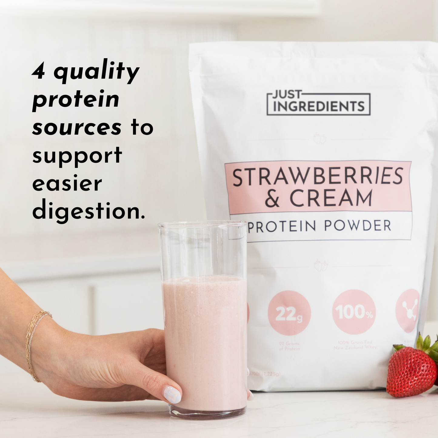 Strawberries & Cream Protein Powder