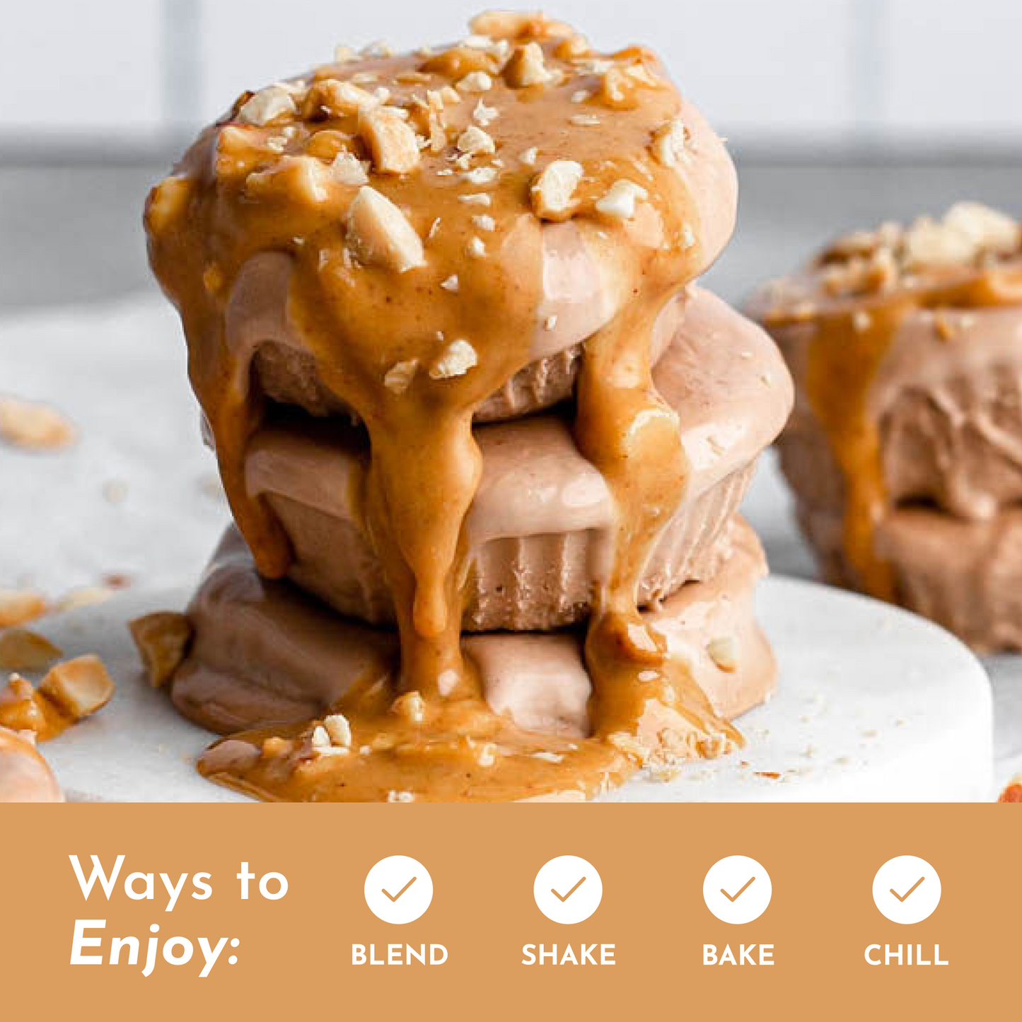 Creamy Peanut Butter Chocolate Protein Powder