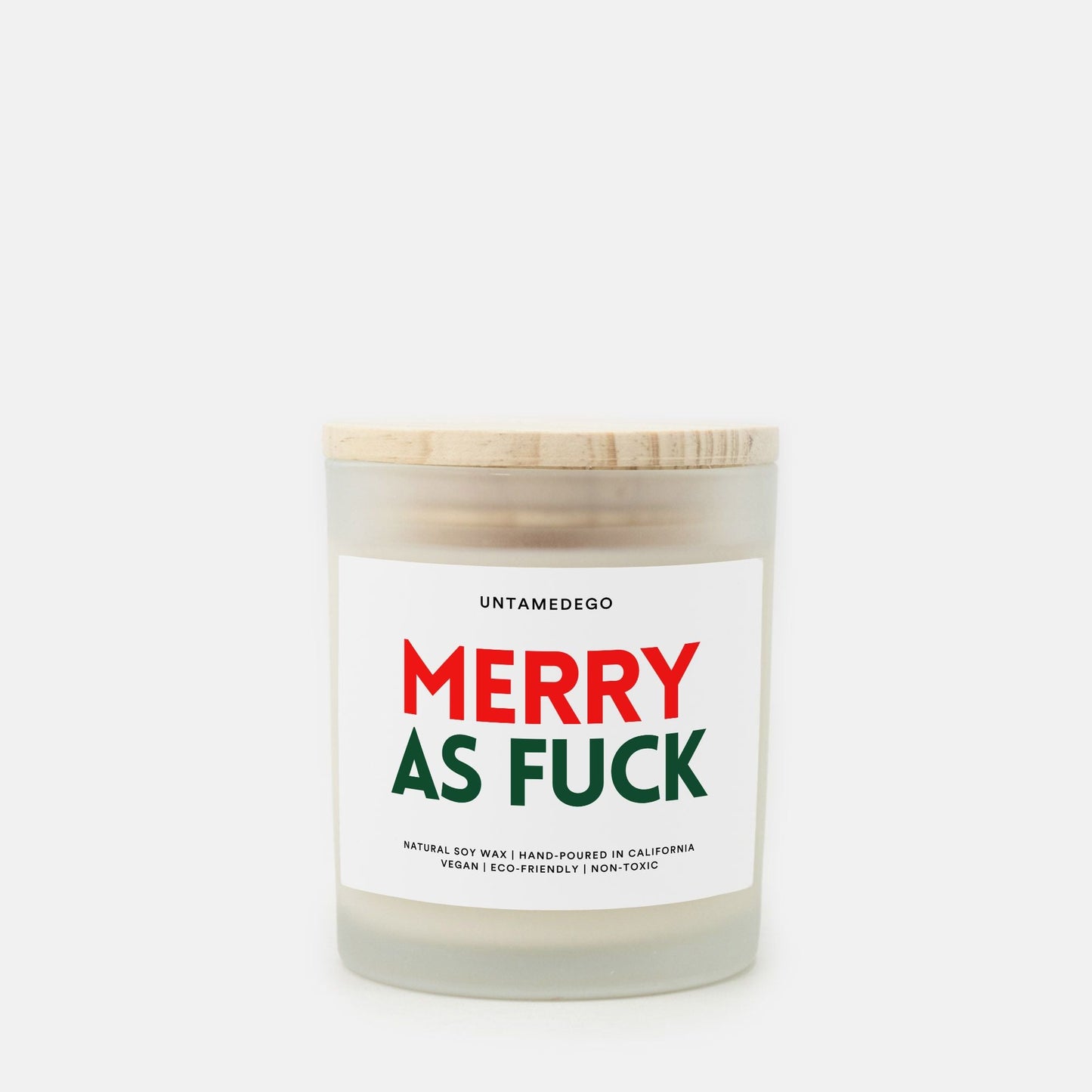 Merry As Fuck Christmas Candle
