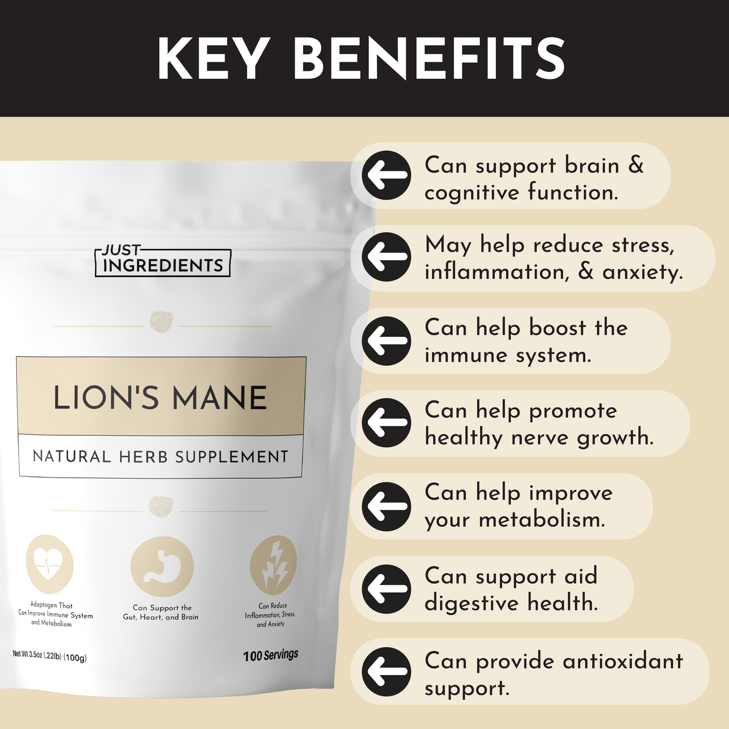 Organic Lion's Mane