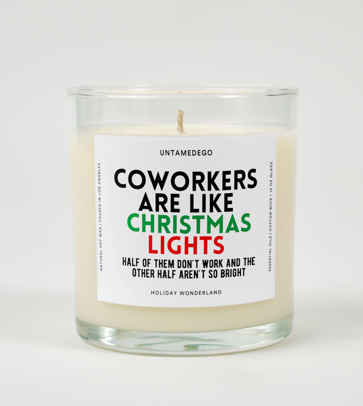 Coworkers Are Like Christmas Lights | Funny Candle