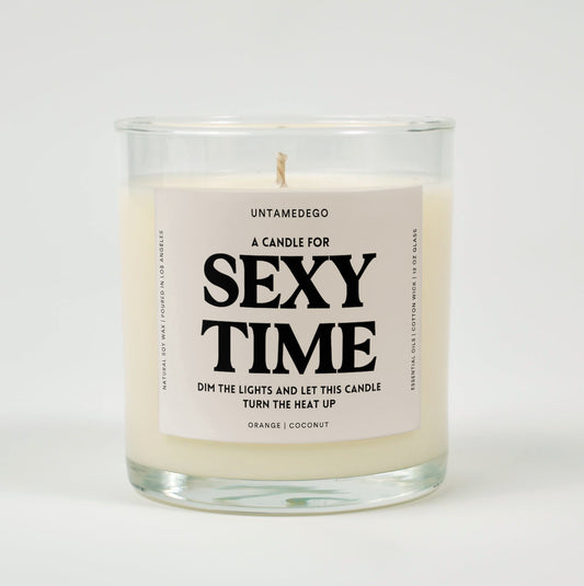 A Candle For Sexy Time Glass Candle