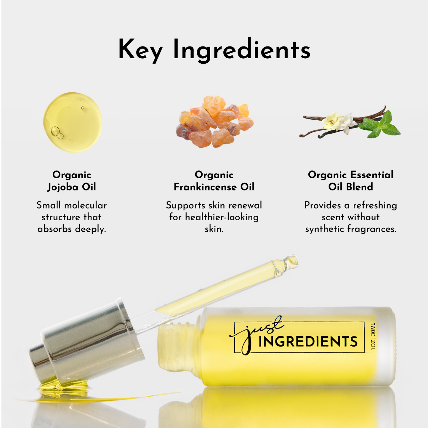 Organic Face Serum Oil - 1 oz