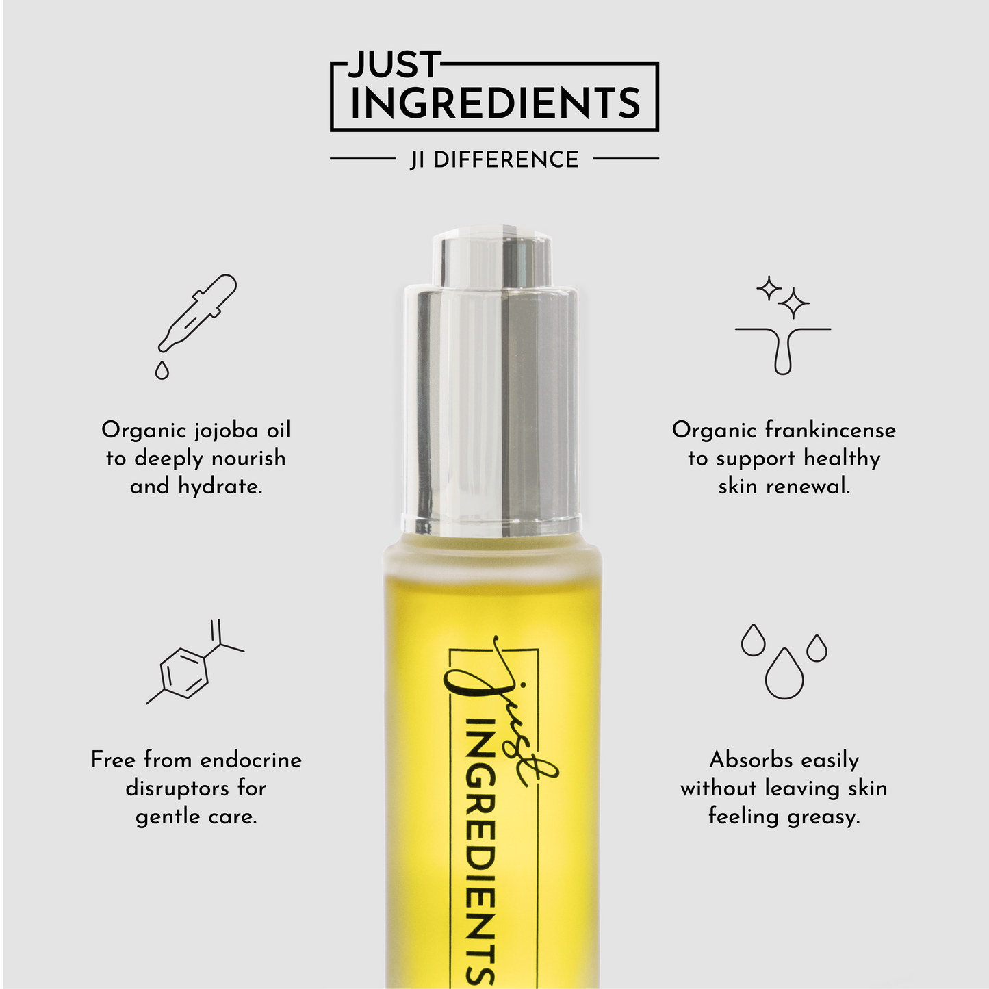 Organic Face Serum Oil - 1 oz