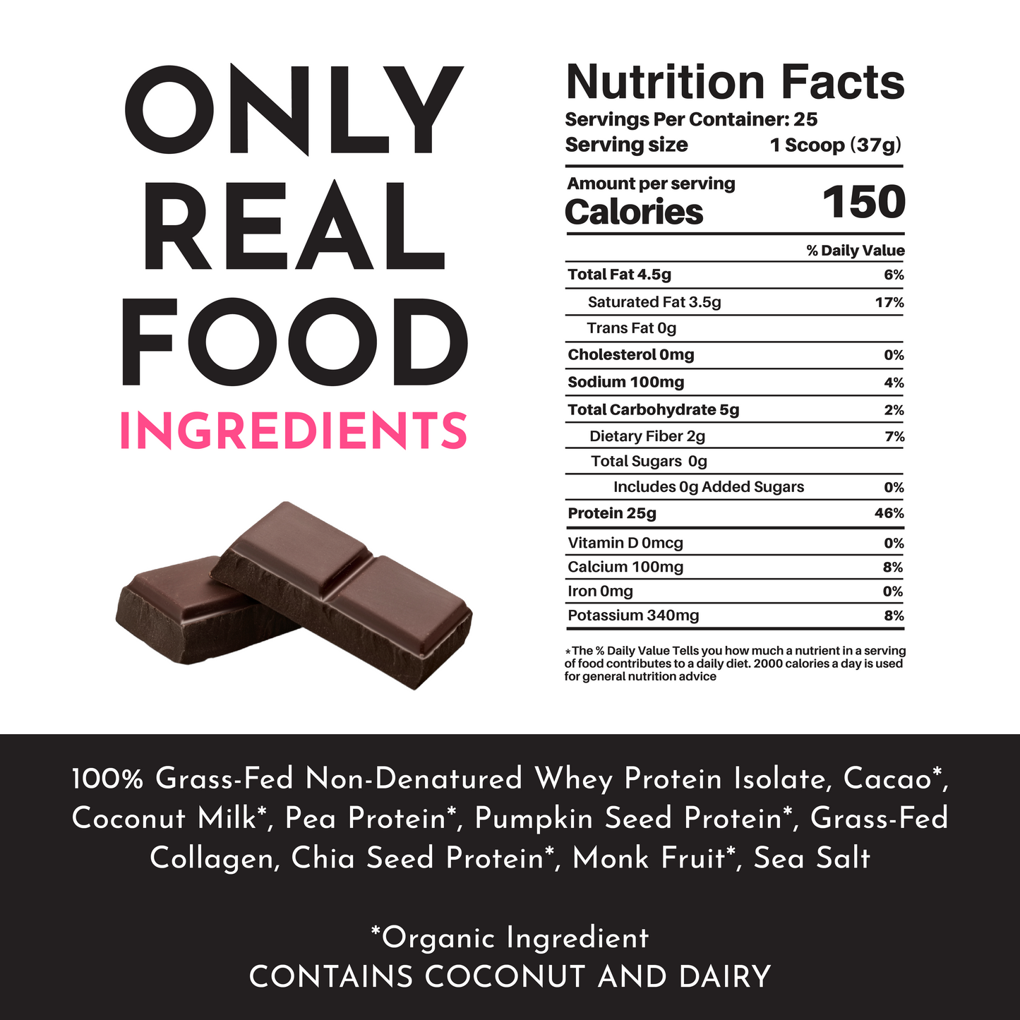 Chocolate Protein Powder - NSF