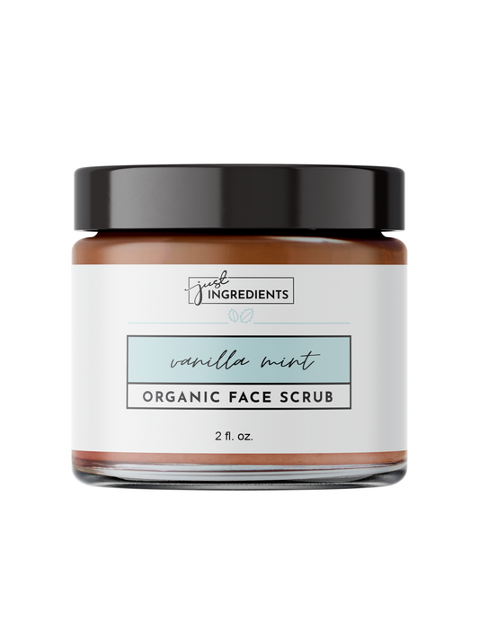 Vanilla Mint Organic Face Scrub